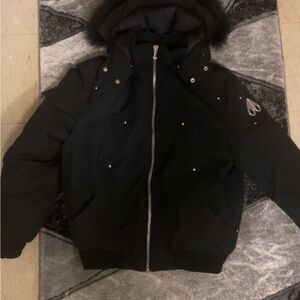 Moose Knuckles Black Down Filled Jacket